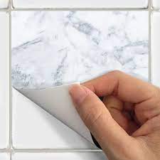 kitchen bathroom tile decals vinyl sticker white marble etsy tile decals tile bathroom vinyl sticker