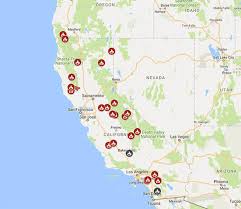 Warmer spring and summer temperatures, reduced snowpack, and earlier spring snowmelt create longer and more. California Fires Mapped Map Of North California Fires Which Fires Are Currently Burning World News Express Co Uk