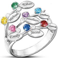 Family Rings For Mom 10 Personalized Rings Mom Will Love Family Rings Mothers Day Rings Diamond Wedding Bands