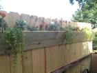 Fence Planters on Pinterest Fence Garden, Pallet Planter