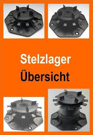 Stelzlager Fur Terrasse Und Balkon Ubersicht Selbstnivellierend Hohe Von 25mm Bis 225mm Stelzenlager Stelzlager Plattenlag Stelzlager Stelzen Teichbau