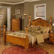 Barrow queen poster 4pc bedroom set hidden storage in bed posts ample storage space in case piecesset includes: Oak Four Poster Bed Ideas On Foter