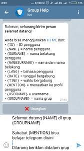 Ucapan selamat datang di grup whatsapp. Cara Membuat Ucapan Selamat Datang Dengan Telegram Bot Pasti Semua Bisa Kawan Internet Solusi Media Online Anda