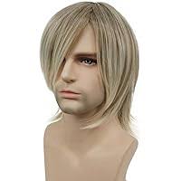 Amazon.com: FATMAUI Pelucas cortas de cabello rubio amarillo de los años 70  con raíz oscura sintética disfraz de Halloween peluca realista : Ropa,  Zapatos y Joyería