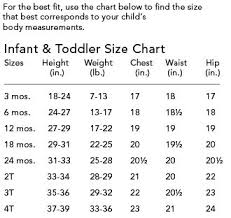 14 Unusual Size Chart For Childrens Clothing