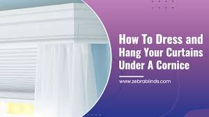 Check out our top picks of different ways to hang curtains and accentuate your space! How To Dress And Hang Your Curtains Under A Cornice