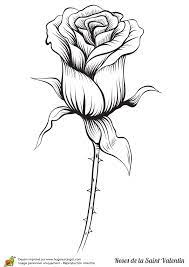 rose rouge saint valentin page 9 sur 24 hugolescargot com coloring pages roses drawing flower coloriage farber castell
