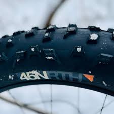 Studded 45NRTH Wrathchild tires are fantastic. My first studded tires and  first ride