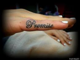 As a symbol of chastity, loyalty, friendship or even a promise to yourself to stay sober. 54 Likeable Promise Finger Tattoos