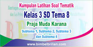 Demikian download soal tema 8 kelas 3 sd subtema 2 aku anak mandiri dan kunci jawaban. Kumpulan Soal Tema 8 Kelas 3 Sd Praja Muda Karana Subtema 1 2 3 Dan 4 Dilengkapi Kunci Jawaban Bimbel Brilian