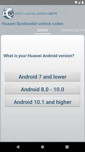 No puedo habilitar el desbloqueo de oem para in versión de. Dc Huawei Bootloader Codes For Android Apk Download