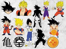 Download Dragon Ball Z Svg Files Dragon Ball Cut Files By Orangecut On Zibbet
