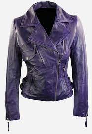 Ladies Short Fitted Bikers Style Purple Vintage Real Leather Jac Jacketsjunction Ket Maroon Leather Jacket Leather Jacket Leather Jackets Women