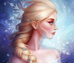 Queen Elsa, fanart, frumusete, luminos, elsa, blonde, winter, snowflake,  girl, HD wallpaper
