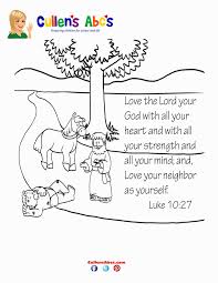 Bible alphabet coloring pages (26 pages) download only. Bible Key Point Coloring Page The Good Samaritan Christian Coloring Home