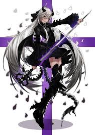 Anime Angel With Black And White Wings Pin On Anime