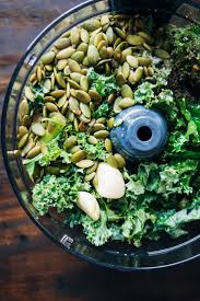 The Best Vegan Kale Pesto Well And Full Recipe Food Whole Food Recipes Food Processor Recipes