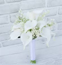 Whether it's a birthday or holiday, exquisite calla lilies picked at the. Natural Touch Silk Calla Lily Wedding Bouquet
