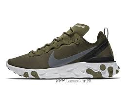 Officiel Nike React Element 55 Bouclier Takahashi Homme Vert Blanc Bq6166 200 Chaussures Nike Running Chaussures Nike Chaussures Nike 2017 Chaussure