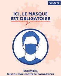 Ce fichier à télécharger comprend un visuel d'affiche dématérialisées au format pdf hd. Covid 19 Le Port Du Masque Devient Obligatoire Dans Les Lieux Publics Clos