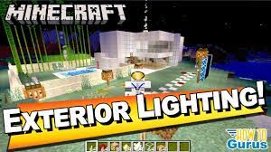 Minecraft Lighting Ideas Street Lamp Daylight Sensor Path Lights Minecraft Lighting Ideas Minecraft Lighting Exterior Lighting