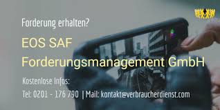 Adresse und weitere informationen im branchenbuch auf hamburgs offiziellem stadtportal. Eos Saf Forderungsmanagement Gmbh Verbraucherdienst E V Gemeinsam Sind Wir Stark