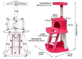 Eckkratzbaum Katzenkratzbaum Leon Ca 120 Cm Kratzbaum Katzenbaum Grosse Kuschelhohle Echtes Sisal Pink Amazon De Haustie Katzenkratzbaum Katzenbaum Kratzbaum