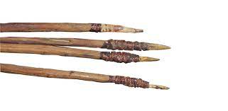 Aboriginal people on the murray river made a combined canoe pole and fish spear nearly 4 m long from the wood of the murray pine, callitris preissii, called by them maroong. Prongs Of An Fishing Spear The Australian Museum