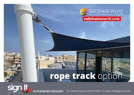 Never over tension, tension only by hand, and only tight enough to. Sail Shade Rope Track Sails Facebook