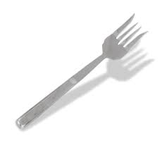 Serve up meat, vegetables, and salad with serving forks. Buf4 Crestware Cold Meat Fork Four Tine