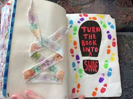 Wtj Turn This Book Into A Shoe Wreck This Journal Journal Pages Reusable Tote Bags