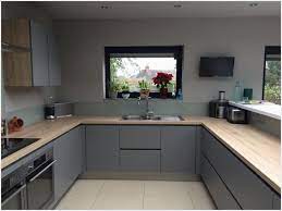 Light grey gloss kitchen with oak worktop offcuts patreon logo. 294 Grey Gloss Kitchen Cabinets Ideas Modern Kitchen Kitchen Room Design Modern Kitchen Design