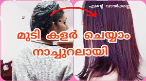 How To Color Hair Naturally At Home Homemade Henna For Burgundy Color Malayalam Ente Valkannadi How To Color Hair Natural Hair Styles Burgandy Hair