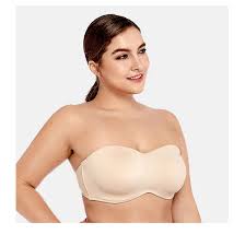 delimira womens full coverage smooth seamless invisible underwire minimizer strapless bra plus size