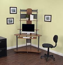Has deceptively more storage than i expected, my only negative comments are that the draw would be the open storage case can help keep things neat and organised. Calico Designs Arch Tower Office Computer Corner Desk Workstation With Shelves For Sale Online Ebay