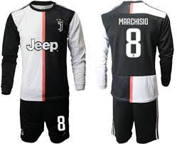 Juventus 2019 2020 Champions League Soccer Jerseys Football Kit Shirt