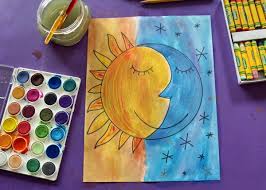 January 12, 2017january 14, 2017 sparklingbuds.com. Easy Watercolor Paintings For Kids Painting Inspired