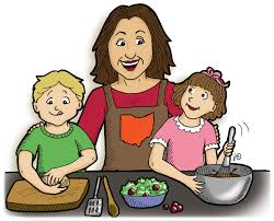 Helping mother in kitchen clipart. Clipart Kid Helping Mom Novocom Top