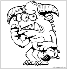 Hundreds of free spring coloring pages that will keep children busy for hours. Funny Monster Coloring Pages Funny Coloring Pages Coloring Pages For Kids And Adults