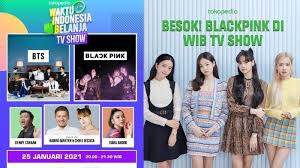 Bts akan bersama lagi dengan tokopedia di 2021 loh! Tv Program Schedule Monday January 25 2021 Bts And Blackpink Appear On Tokopedia Wib On Sctv Net Tv Newsy Today