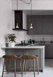 Designer tyler karu added a bright paint stripe on the brick wall so that the exposed brick doesn't feel too overwhelming. 110 Small Kitchen Design Ideas Kitchen Design Small Kitchen Kitchen Design Small