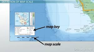 what is a map scale definition types examples