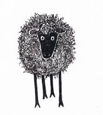 Univers Mininga Sheep Drawing Sheep Illustration Animal Drawings