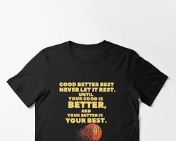Зображення: Basketball jersey with motivational quote