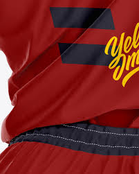 Basketball Uniform Mockup Back View In Apparel Mockups On Yellow Images Object Mockups