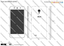 Asus Live G500TG vector drawing