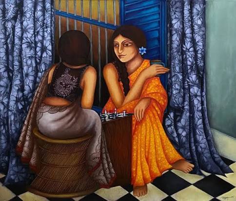 Friendship Handmade Painting