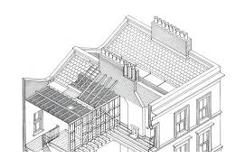 Sitting lightly on the land, the house is divided into three pavilions that are topped by expressive butterfly roofs, the team said. Doc Research