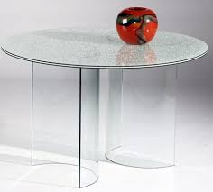 48 Round Frosted Glass Table Top