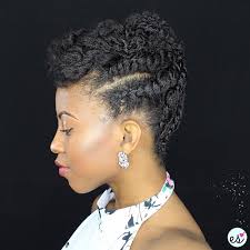 This voluminous short hair hairstyle with the red lipstick in one word is incredible. Updo Hairstyles For Short Natural Curly Hair